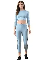 Women’s Sky Blue Sportswear Co‑ord Set